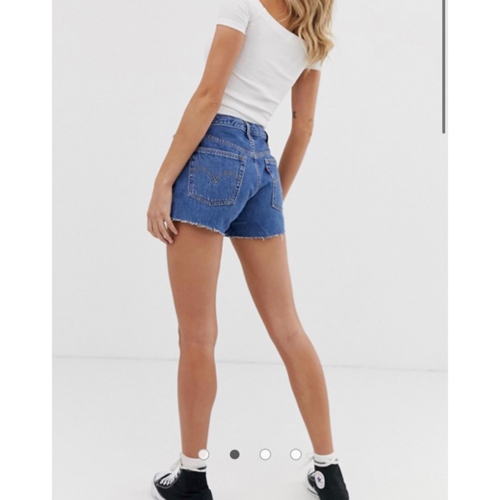 Levi's Premium 501 High Rise Drawstring Shorts - Picture 5 of 8